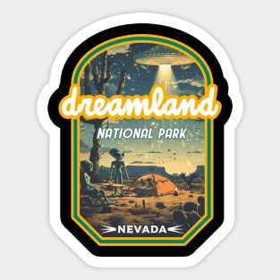 Dreamland National Park varient Sticker